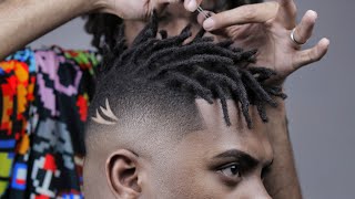 KILLMONGER HAIR 😱 Dreads inspirado em pantera negra💈✂️ [upl. by Dion]