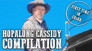 Hopalong Cassidy Compilation  COLORIZED  Full Western Series [upl. by Gerita]