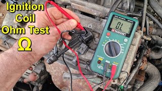 Ignition Coil Test using a Multimeter [upl. by Otrebla]