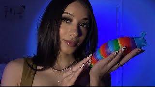 ASMR FOR SLEEP 💤 Relaxing rainbow slug fidget ✨ Tapping Scratching Petting [upl. by Engamrahc]