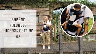 REVIEW bébéar Aluminum Foldable ax Hipseat Carrier [upl. by Rakia]