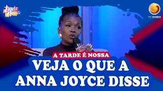 Conversa boa com a Cantora Anna Joyce  A Tarde é Nossa  TV ZIMBO [upl. by Malek]