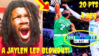 CELTICS VS HORNETS PRESEASON REACTION 2023 BOSTON CELTICS VS CHARLOTTE HORNETS HIGHLIGHTS REACTION [upl. by Eirellam]