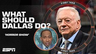 Stephen A Smith says the Cowboys current situation as a HORROR SHOW 🫣  First Take [upl. by Genesa]