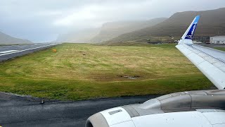 HD Atlantic Airways A320neo OYRCK  Full Takeoff from Vágar  The Final New York Flight [upl. by Eibbob289]