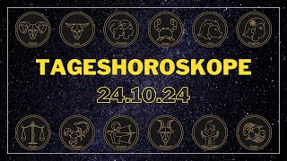 Tageshoroskop für Donnerstag den 241024 tagesbotschaft sternzeichen horoskop tagesorakel fy [upl. by Nelleoj384]