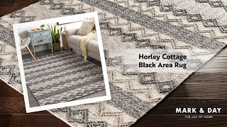 Horley Cottage Black Area Rug [upl. by Novihc]