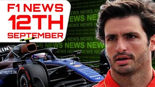 F1 News Sainz to drive a Williams before 2025 [upl. by Sulamith]