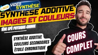 1ère SPE PHYSIQUECHIMIE SYNTHESE ADDITIVE DES COULEURS  COURS COMPLET 🎓 [upl. by Tann465]