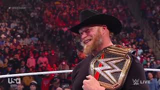 WWE Champion Brock Lesnar amp Paul Heyman Promo  WWE Raw 22122 Full Segment [upl. by Sukhum]