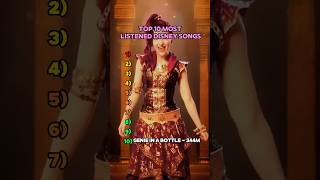 Top 10 most listened Disney songs on YouTube disney encanto descendants disneysongs songs [upl. by Andreana]