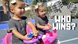 TODDLER RACE in NEW CARS [upl. by Morganne]