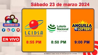 Lotería Nacional LEIDSA y Anguilla Lottery en Vivo 📺│Sábado 23 de marzo 2024 855 PM [upl. by Fransen]