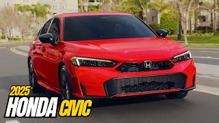 Novo Honda Civic 2025 ESTREIA COM MOTOR HÍBRIDO DE 203 CV E VISUAL ATUALIZADO  TOP CARROS [upl. by Ellehciram]