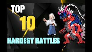 Top 10 Hardest Battles in Pokémon Emerald Elite Redux v20 [upl. by Voleta]