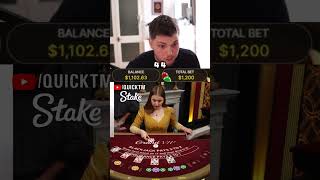 DOING 1000 BLACKJACK BET gambling stake blackjack [upl. by Atse]