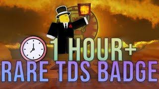 This Rare TDS Badge Takes Hours To Complete  Roblox TDS [upl. by Lette]