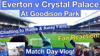 EVERTON V CRYSTAL PALACE  GOODISON PARK  MATCH VLOG [upl. by Anjanette]