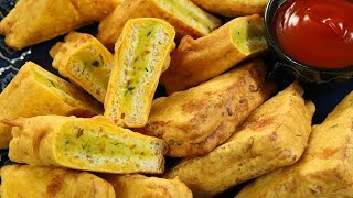 How to Make Crispy Bread Pakoda without Frying  Philips Air Fryer Recipe  Chef Ajay Chopra [upl. by Jean]