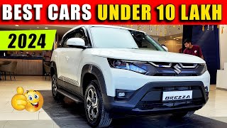 7 BEST CARS UNDER 10 LAKH 2024 in India  On raod Price  Best SUV in 10 Lakh [upl. by Redmund]