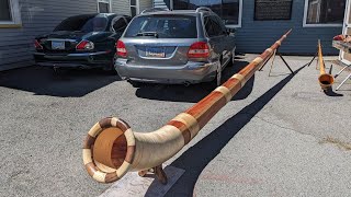 Assembling the Largest Alphorn in North America Watch last 30 secs for pics of horn [upl. by Camus]