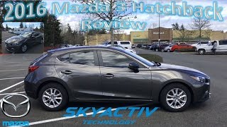 2016 Mazda 3 Hatchback  Test Drive amp Review [upl. by Monaco]