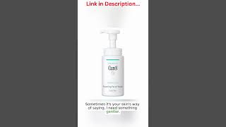 Curel Foaming Face Wash – Hydrating Japanese Skincare for Sensitive Skin No More Dryness or Redness [upl. by Enneire702]