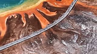 The Grand Prismatic Spring Eye of Yellowstone’s Fury 🔥 [upl. by Nytsrik]