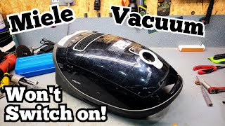 Miele Compleat C3 Vacuum cleaner wont switch on How to open and repair [upl. by Nnahgiel]