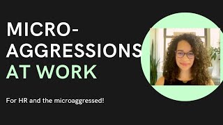 Workplace Microaggressions [upl. by Irra]