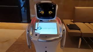 Environment Agency  Abu Dhabi 2020  Corporate IT Training  Sanbot Elf  Robot Rental [upl. by Rawlinson]