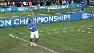 Gulbis Serve Slow Motion [upl. by Clarie182]