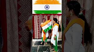 Desam Manade🇮🇳 manasamahitwins independenceday 2024 twinsisters ilovemyindia august15 [upl. by Weiser]