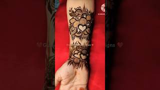 Bridal mehndi designyoutubeshorts😱❤️❤️last tk dekhe😱😱 [upl. by Shurlock704]