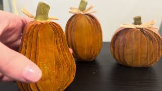 Review of Hobby Lobby Raffia Bow Pumpkins amazonfinds [upl. by Verdi]