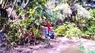 ATV Manong Visitor from Kampung Guar Manong enjoying ATV ride on Sunday 17th January 2016 [upl. by Arekahs]