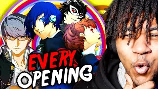 I Reacted to EVERY PERSONA Opening THIS IS 🔥🔥🔥 [upl. by Clemen503]