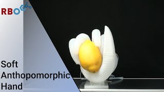 Soft anthopomorphic hand  first demo [upl. by Anelrihs]