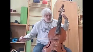 quotLachrimaequot DowlandSumarte performed by Russ Hodge viola da gamba [upl. by Wat932]