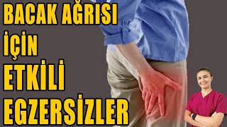 BACAK AĞRISI İÇİN ETKİLİ EGZERSİZLER aktifizyo fiziktedavi bacakağrısı [upl. by Houghton]