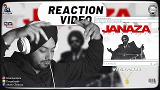 Reaction on Wazir patar  JANAZA Official Video [upl. by Arzed]