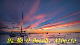 Camping MaMeO Beach Pigeon Lake Alberta [upl. by Orecic]