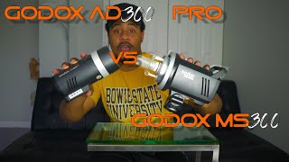 Godox AD300 Pro  Godox MS300 Comparison [upl. by Hellah318]