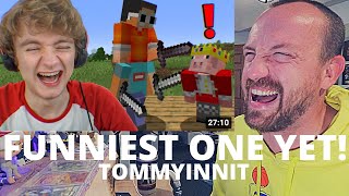 AMAZING SHOW TommyInnit Minecrafts Funniest YouTuber Talent Show FIRST REACTION w Technoblade [upl. by Redep404]