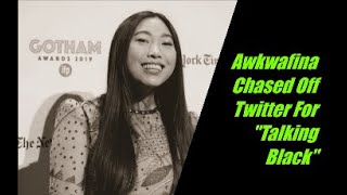 Progressives Attack Awkwafina For quotTalking Blackquot [upl. by Iroak]