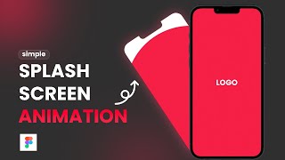 splash screen animation in figma  easy tutorial  animation shorts figma figmadesign viral [upl. by Adiazteb]