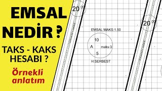 emsal nedir  nasıl hesaplanır  TAKS KAKS hesabı nasıl yapılır [upl. by Pedersen990]