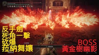 反手劍死角一擊砍爆拉納舞孃黃金樹幽影BOSS戰NG艾爾登法環DLC [upl. by Ragas630]