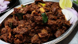 SPECIAL Beef Fry Recipe Just For Bachelors  Beef Fry Kerala Style  Kerala Beef Ularthiyathu [upl. by Dan260]