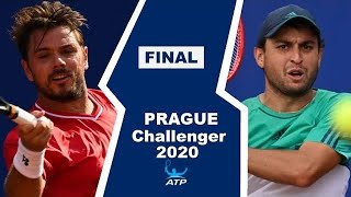 Stan Wawrinka vs Aslan Karatsev  PRAGUE FINAL 2020 [upl. by Yekciv]